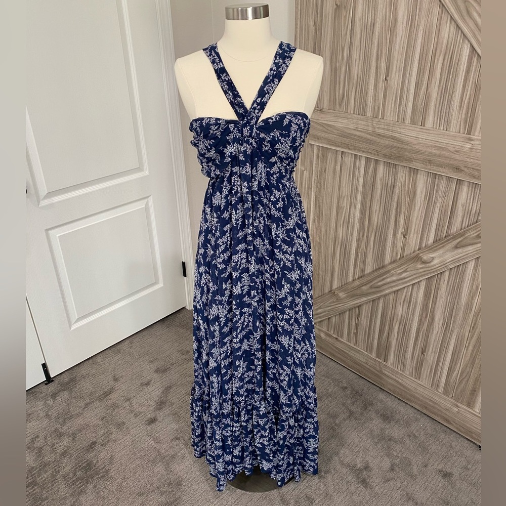 Blue Floral Dress
